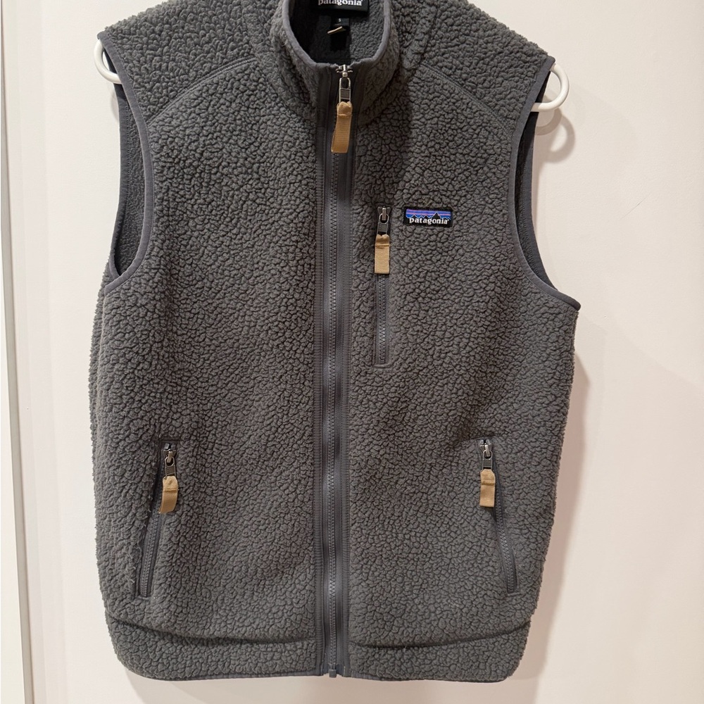 Patagonia Men's Gray Retro Pile Fleece Vest